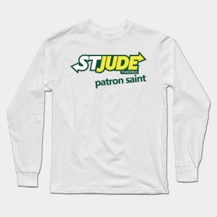 ST. JUDE THADDEUS - with FREE NOVENA for your mobile devices (see Description for more details) Long Sleeve T-Shirt